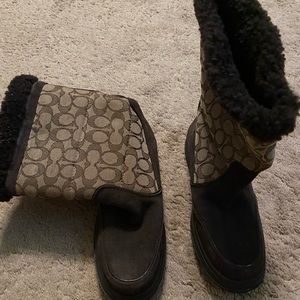 Coach winter boots